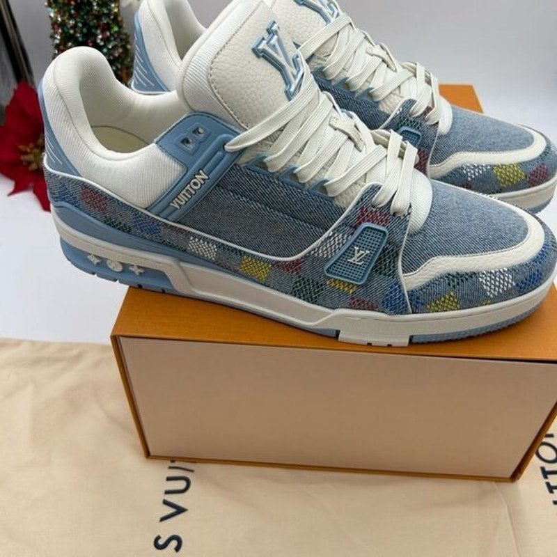 Men’s Louis Vuitton X Murakami trainer sneakers size 11 fits 12 US made Italy