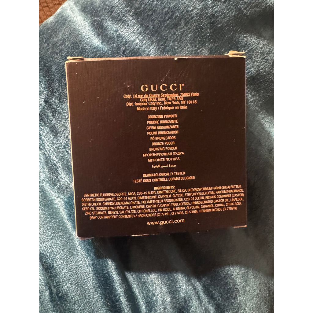 Gucci Poudre de Beaute Eclat Soleil Bronzing Powder 02 Light NIB 12g 0.42oz