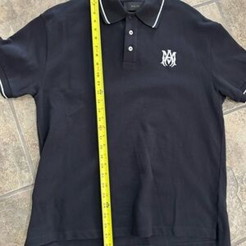 Men's Amiri MA logo polo shirt size medium, made in Italy
