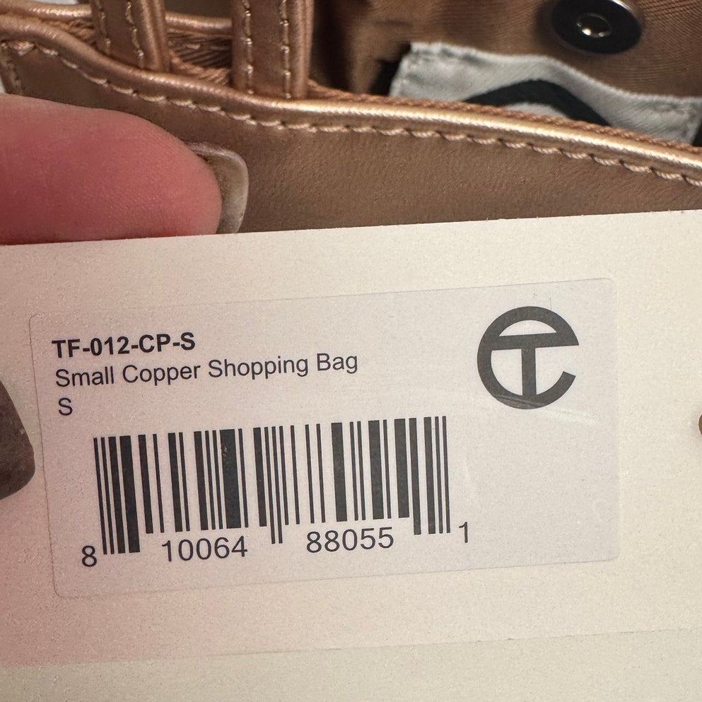 Telfar NWT Rose Gold Giftable Small Shopper Bag