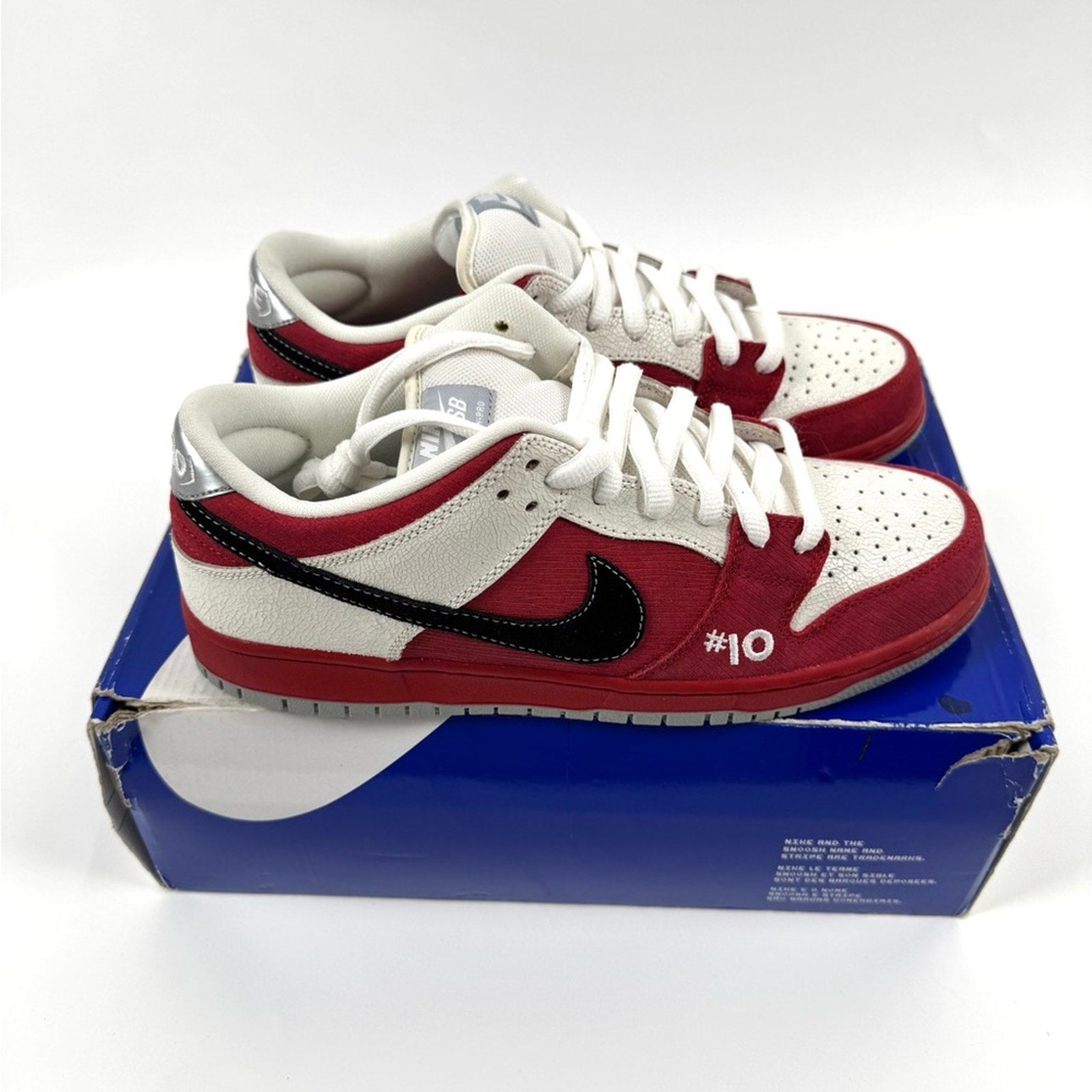 DS 2011 NIKE SB DUNK LOW PREMIUM SB ROLLER DERBY SZ 10 MENS 313170-601