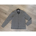 Men's Dior Oblique Jacquard All-Over Woven Button-Up Long Sleeve Shirt Size XL