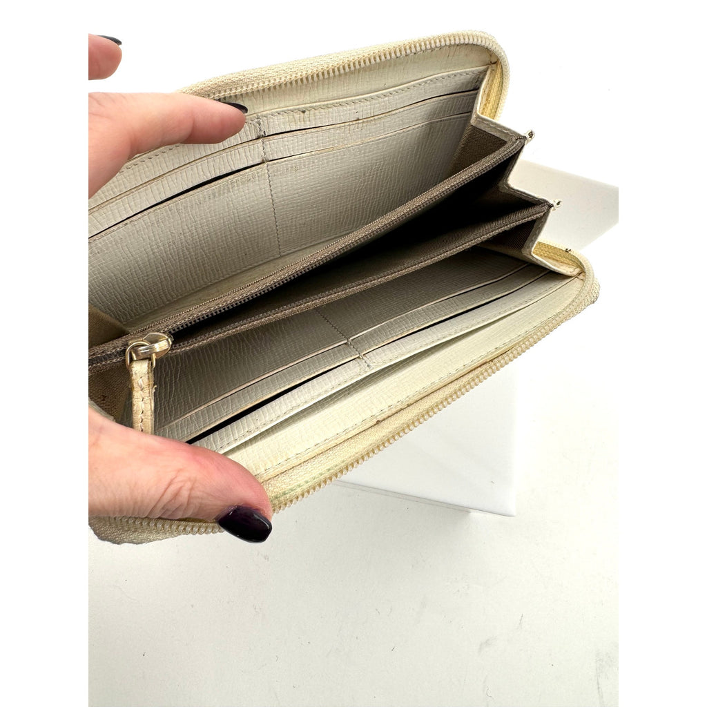 Fendi Rare Multicolor Zucca FF Long Zip Around Wallet