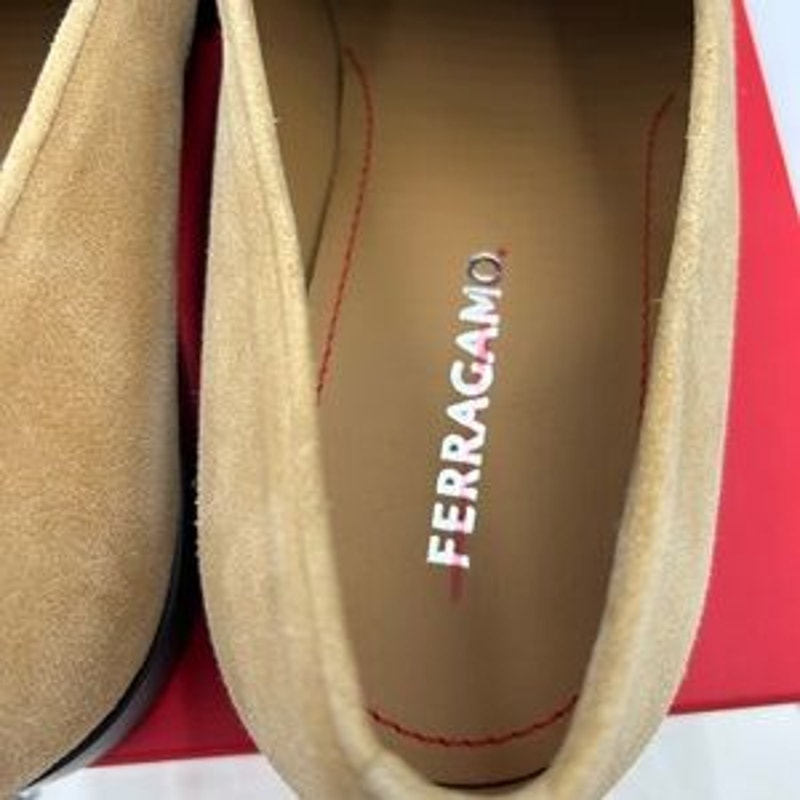 Men, Salvador, Ferragamo, desio suede loafers size 12 E made in Italy