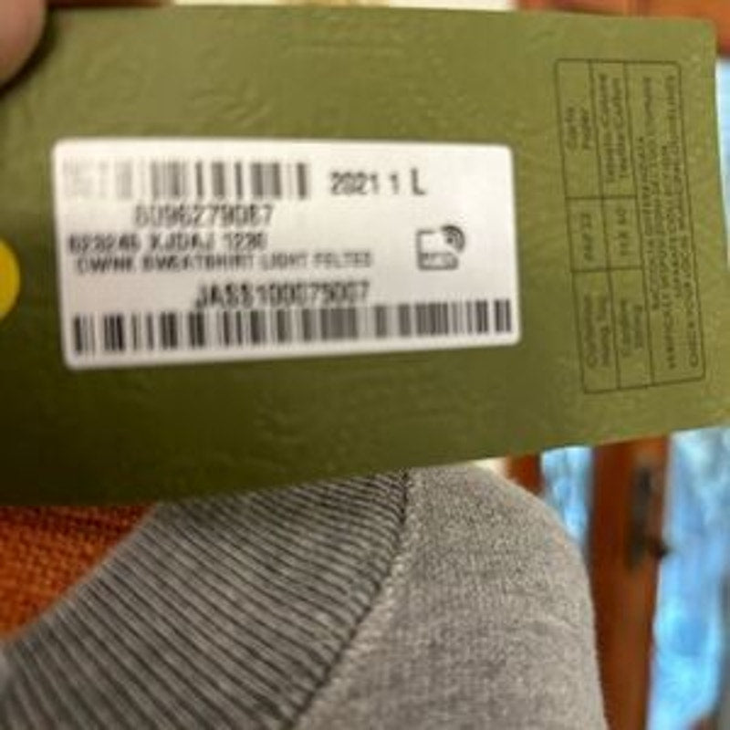 Men’s Gucci, X Disney, Donald Duck heavyweight sweatshirt size large made Italy