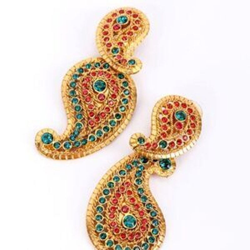 Women’s Oscar de la Renta rhinestone drop earrings