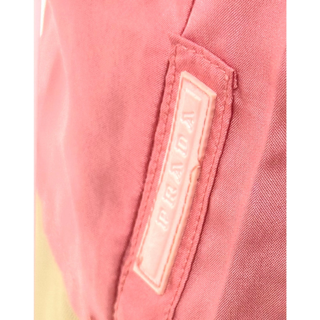 Prada NWT 100% Silk Pink Ruffle Sleeve Blouse Top IT 42 US 6-8 Made in Italy
