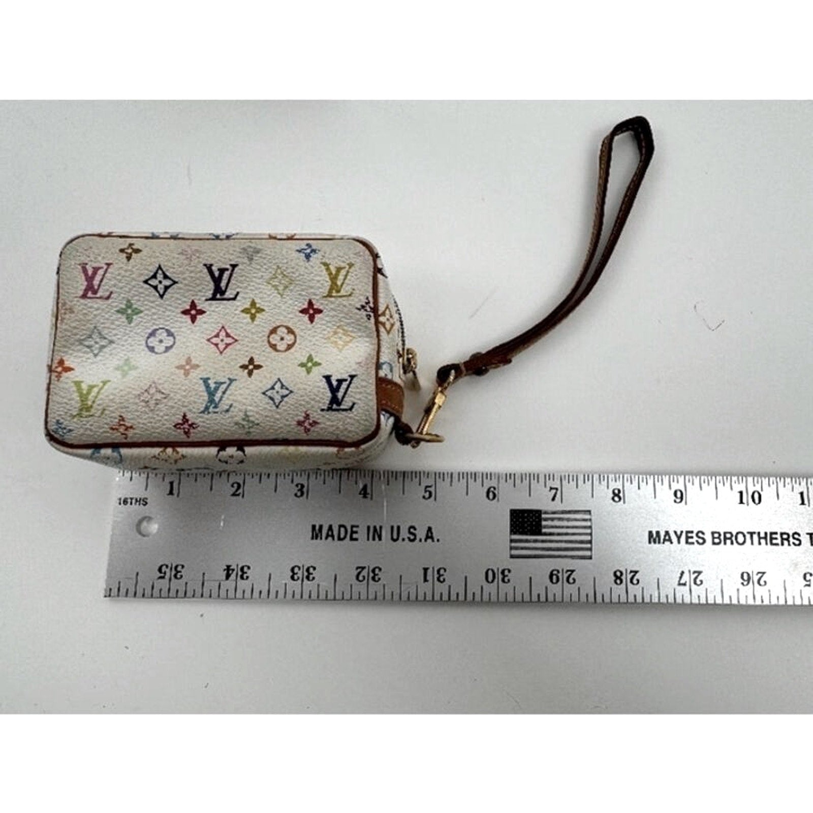 Louis Vuitton Takashi Murakami Monogram Multicolore Trousse Wapity Clutc…