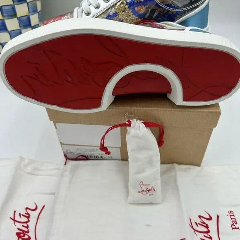 Men's Christian Louboutin adolon trash, limited edition sneaker size 44