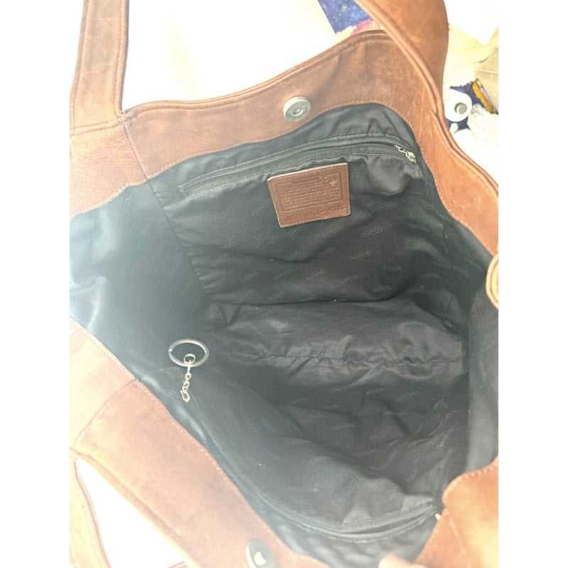Vintage Coach Lexington Shopper Tote 4182 Brown Tanned Leather Shoulder Bag