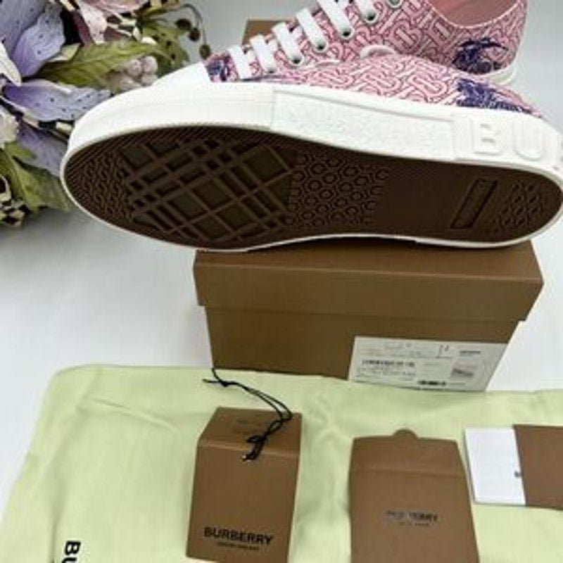 Women’s Burberry Jack TB monogram sneakers size 41 fits 10.5 US