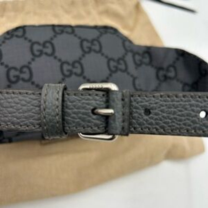 Gucci unisex jumbo GG nylon adjustable belt bag size 80 cm made in Italy