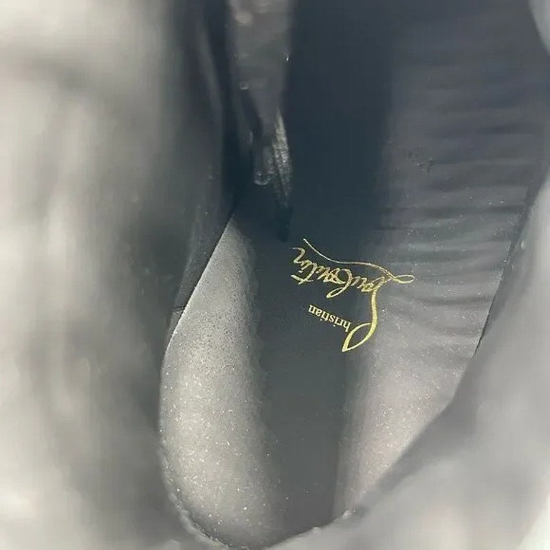 Men’s Christian Louboutin starlight patent leather sneakers size 43 made Italy