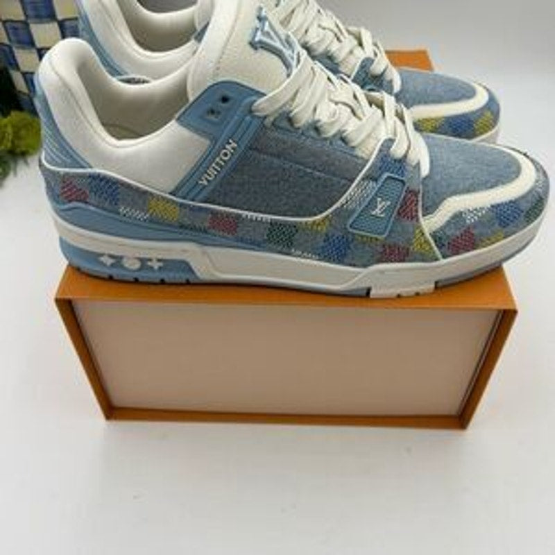 Men’s Louis Vuitton X Murakami trainer sneakers size 10 fits 11 US made Italy