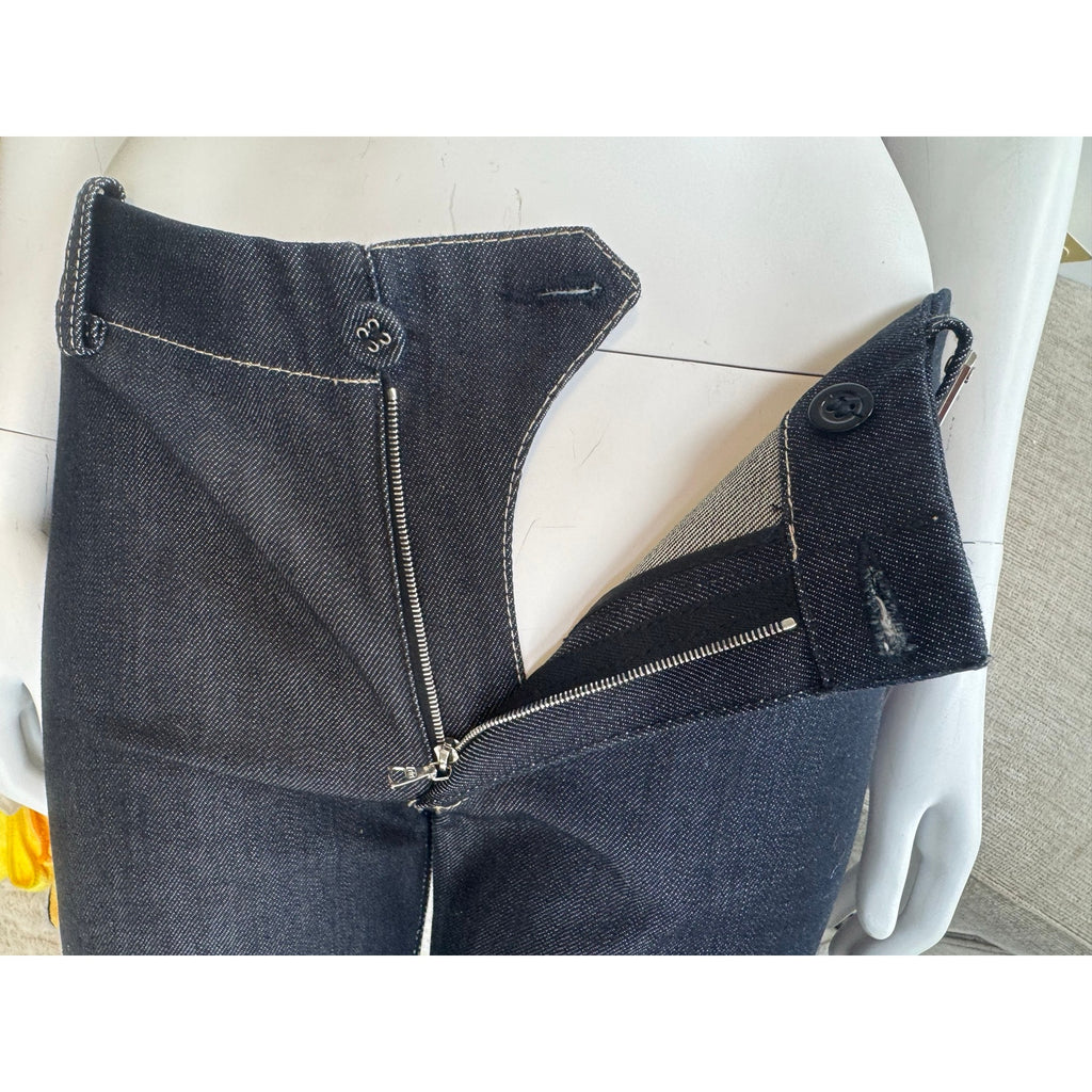 Balenciaga NWOT Dark Wash Wide Leg Flare Jeans – Size 27 – Made in Italy