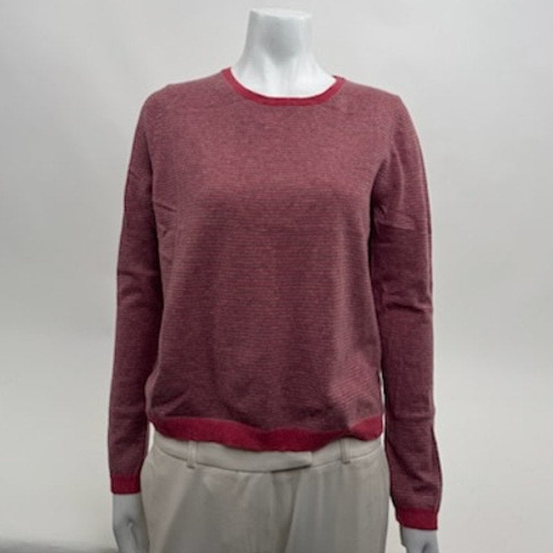 Theory NWT Pink Hidi Fine Haven Wool Cashmere Sweater Size M