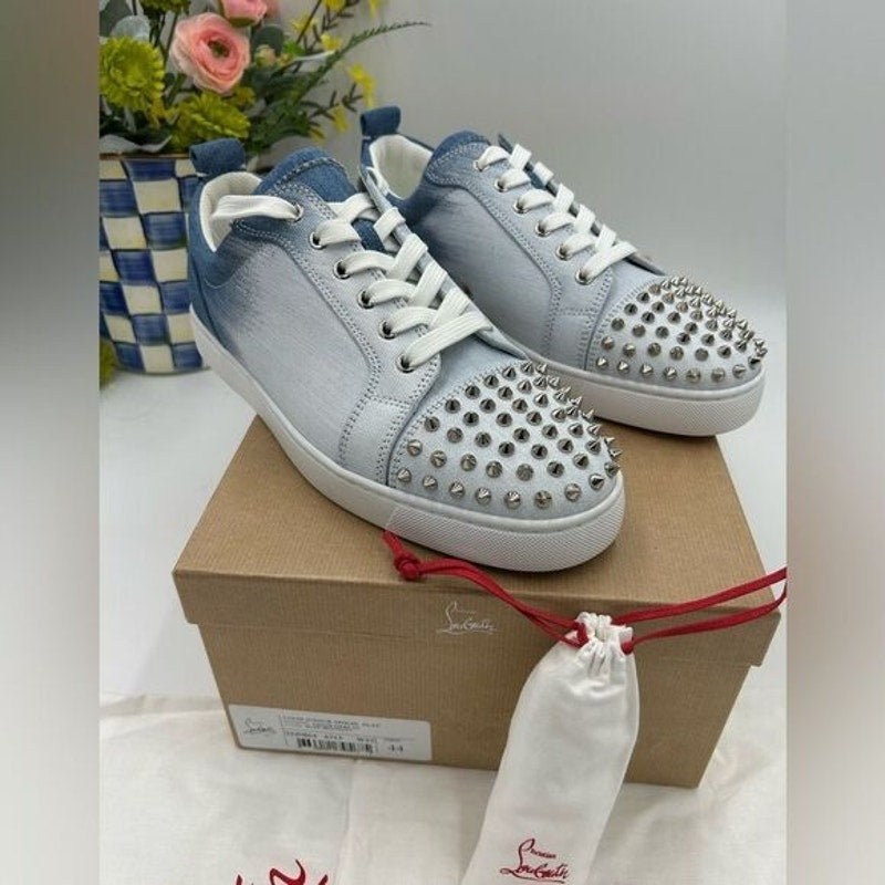 Men’s Christian Louboutin, Louis Jr spikes size 44 made in Italy
