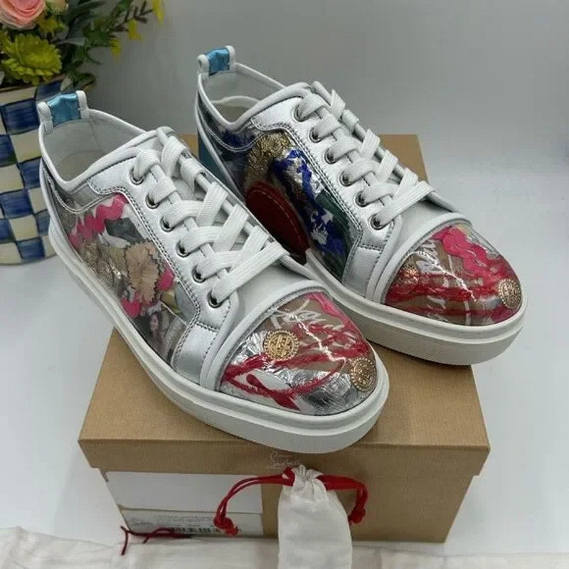 Men's Christian Louboutin adolon trash, limited edition sneaker size 44