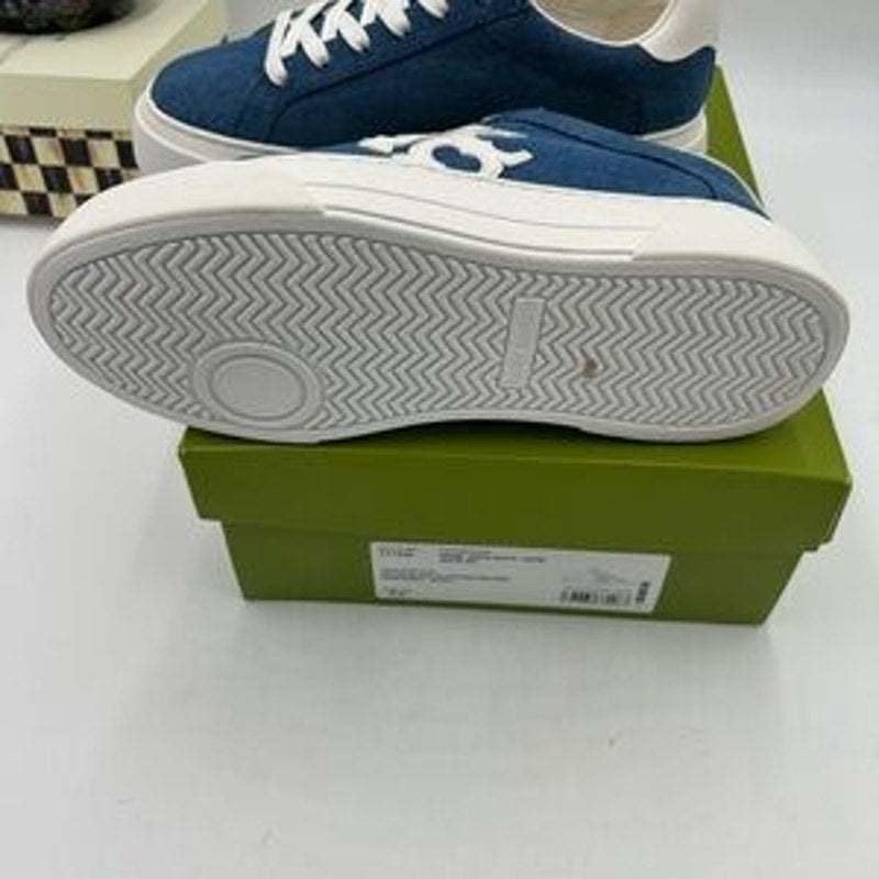 Women's Tory Burch denim platform sneakers size 9.5 US