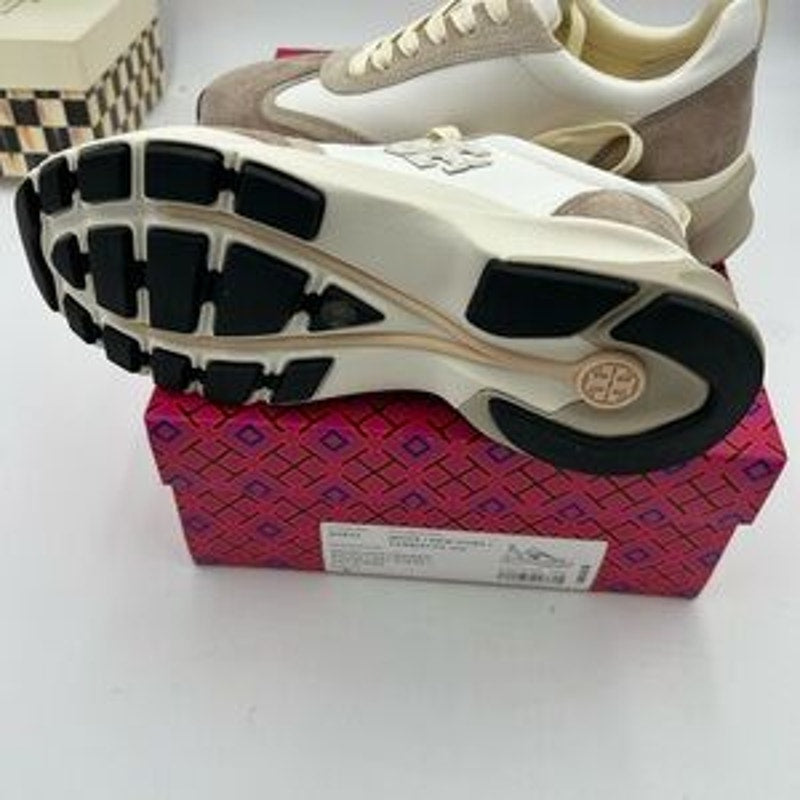 Women's Tory Burch good luck trainer sneakers size 9