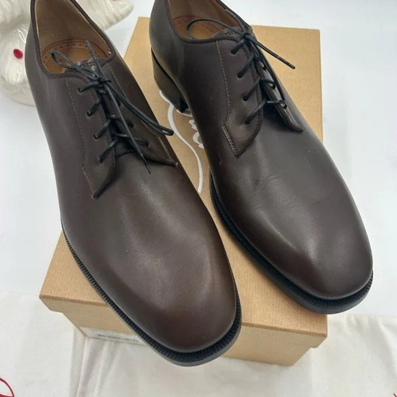 Men's Christian Louboutin chambeliss Derby shoes size 42.5 made in Italy