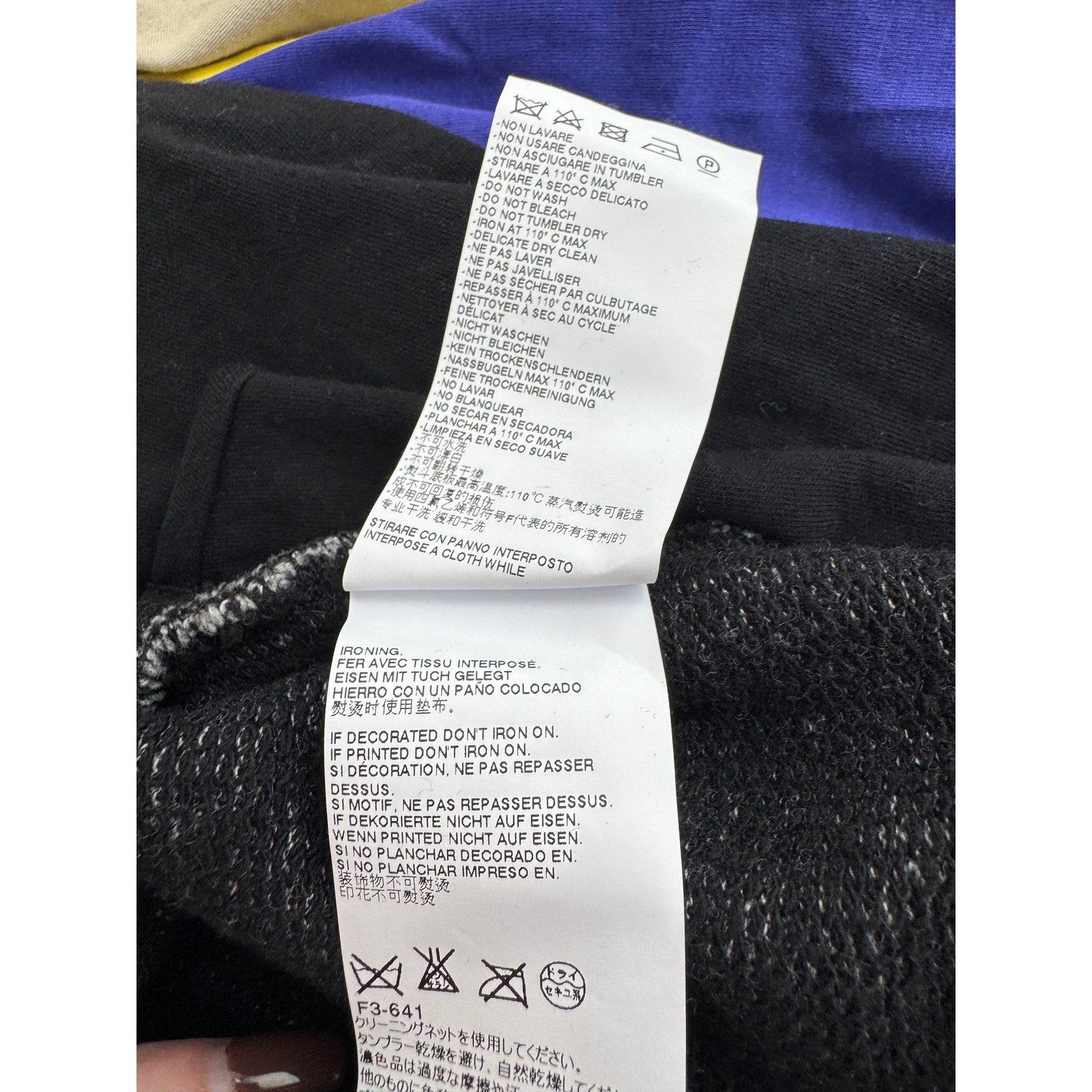 Mens Maison Margiela Wool Blend Leather Elbow Patch Crew Neck Sweatshirt Size 50