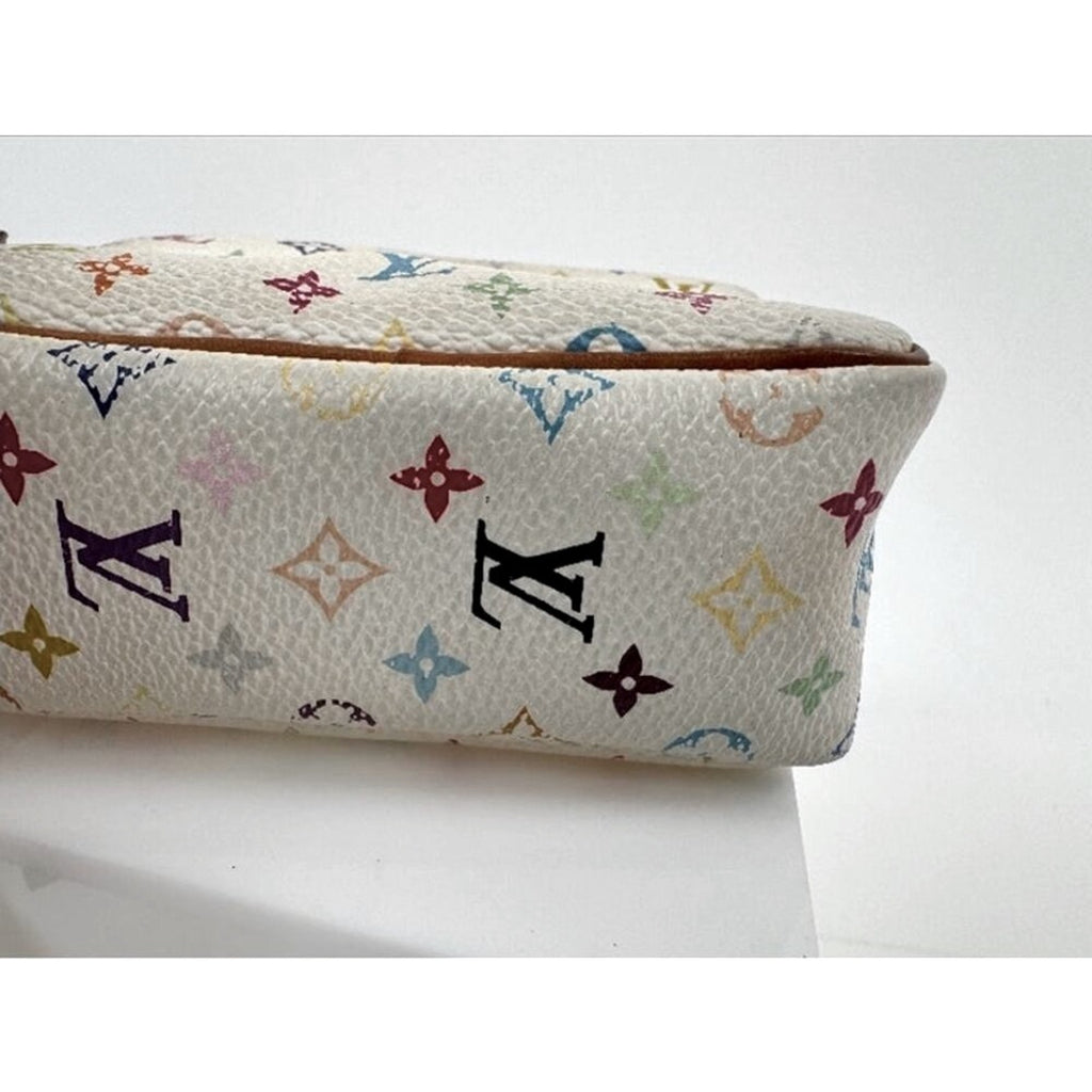 Louis Vuitton Takashi Murakami Monogram Multicolore Trousse Wapity Clutc…