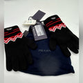 Unisex Prada wool/cashmere knit gloves size large made in Italy