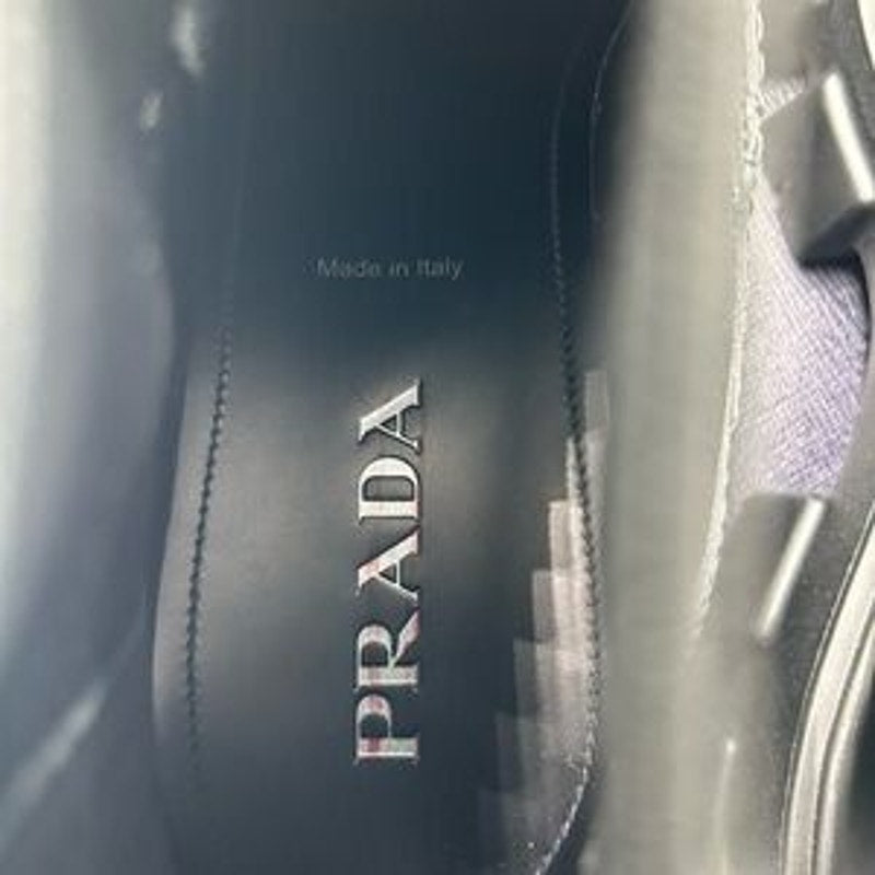 Men's Prada MONOLITH leather Chelsea boots size 11 made in Italy
