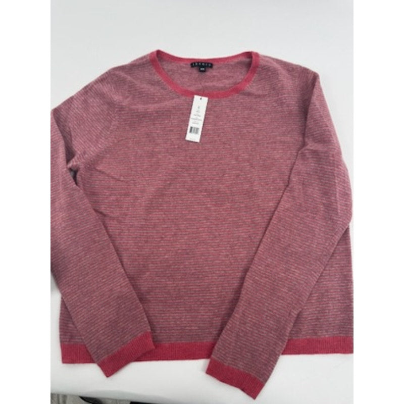 Theory NWT Pink Hidi Fine Haven Wool Cashmere Sweater Size M