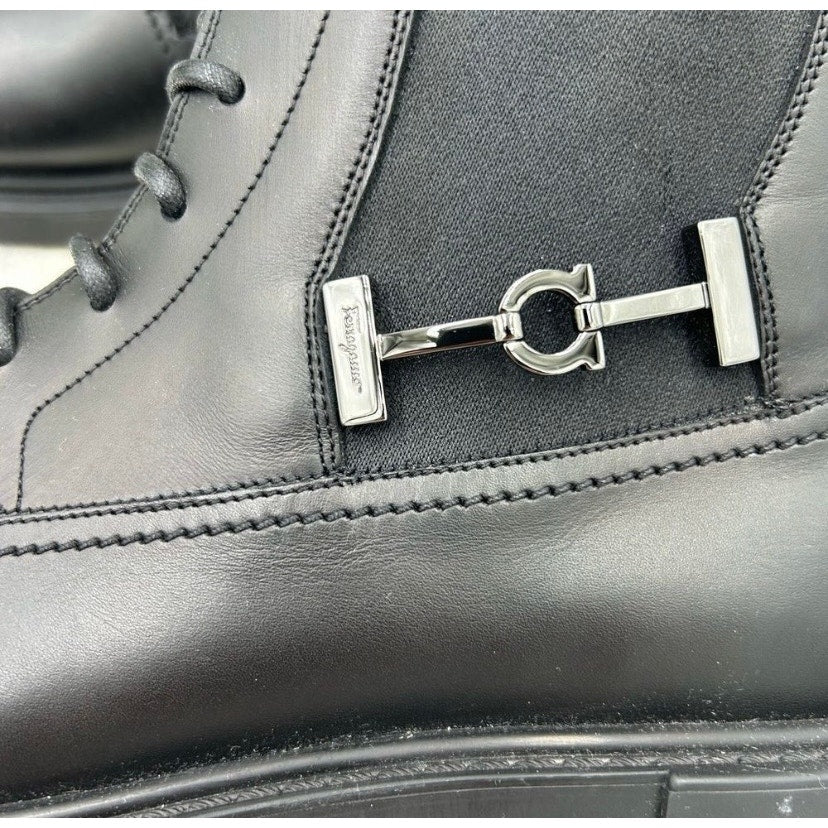 Men's Salvatore, Ferragamo, Iglesias, gancio Chelsea boots size 8.5 EE