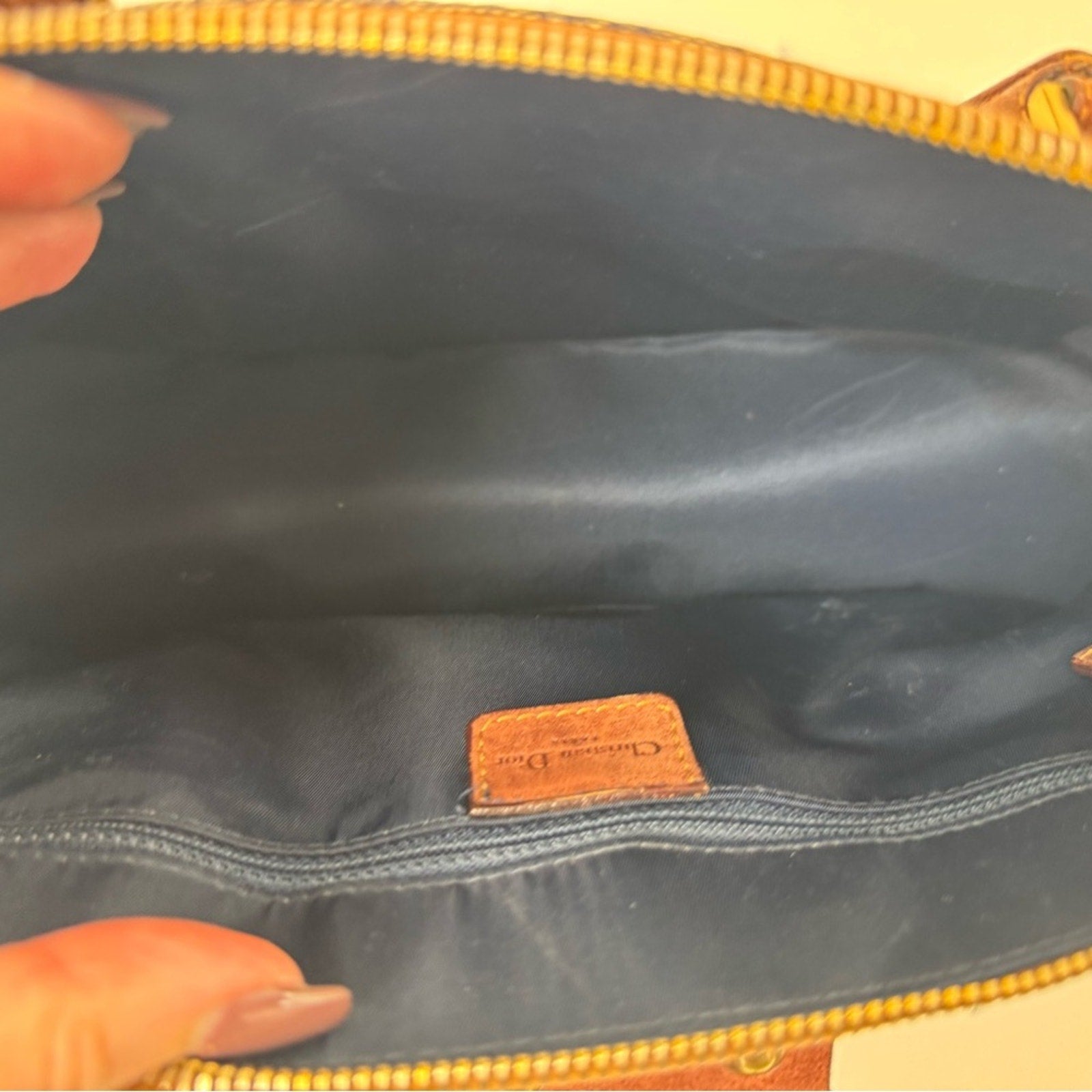 Christian Dior Diorissimo Trotter Canvas Street Chic Dome handbag or Satchel.