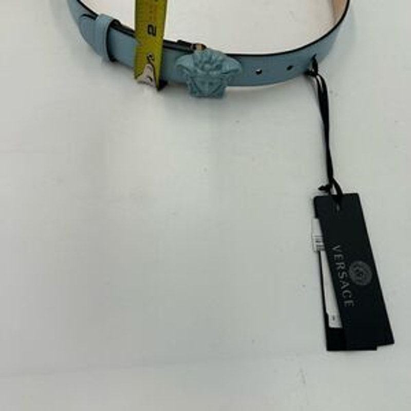 Women’s Versace medusa head leather belt size 75 cm made in Italy