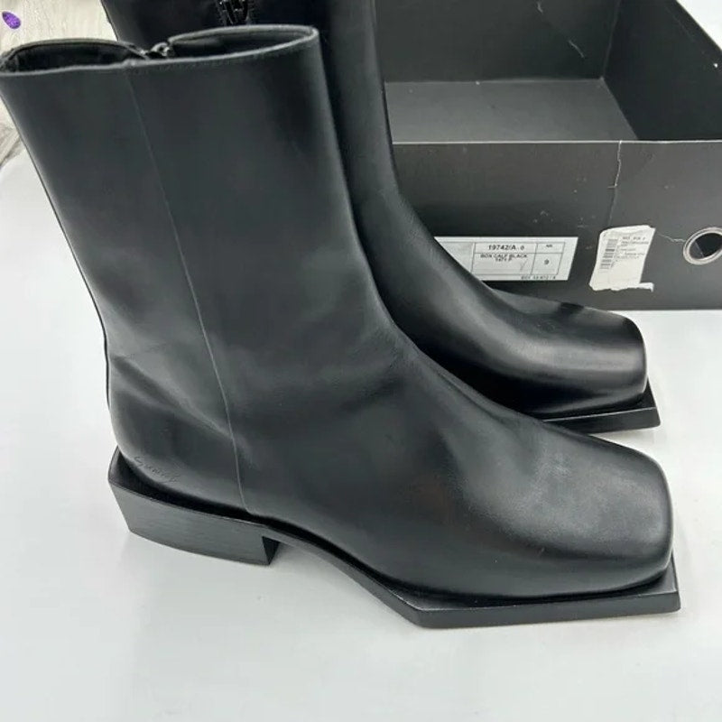 Men's SUNNI SUNNI Reese block heel boots size 9, made in Portugal