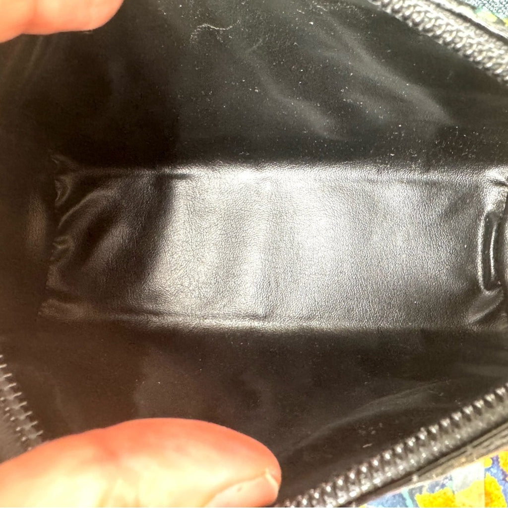 Mini black Crocodile  Aigner 2 way bag can be worn as a Crossbody & shoulder bag