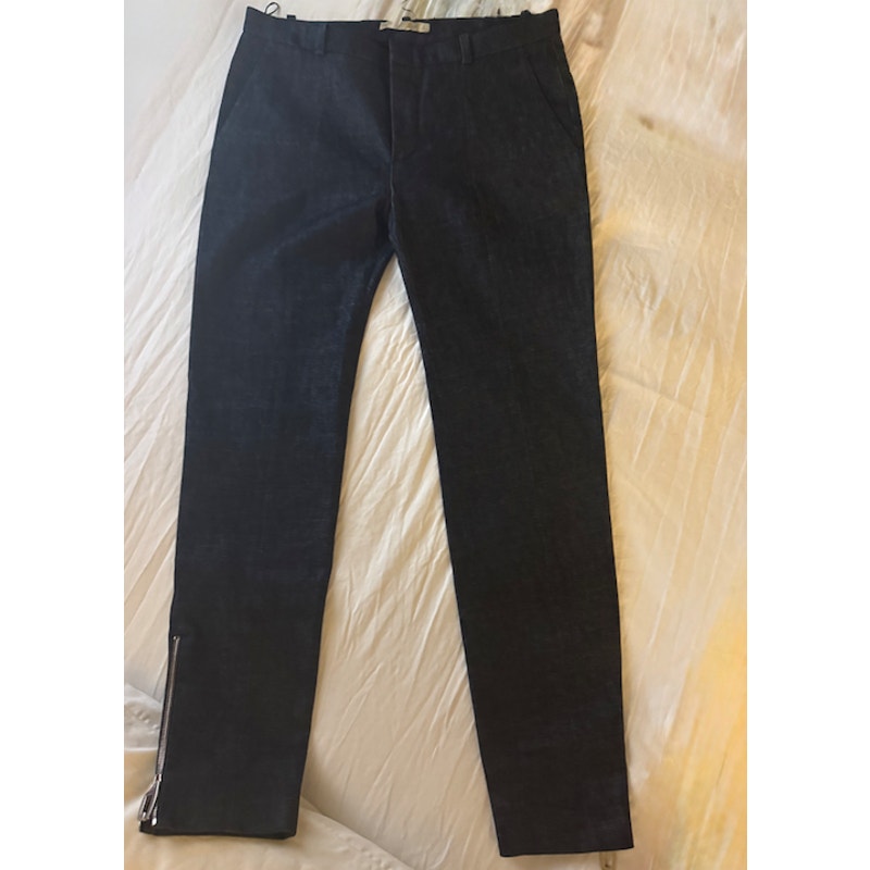 Balenciaga Women's Black Side Zip Leg Pants FR 40 / US 8 Made in France