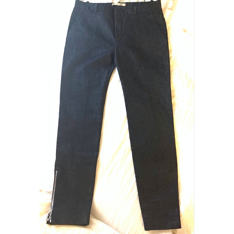Balenciaga Women's Black Side Zip Leg Pants FR 40 / US 8 Made in France