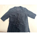 Barbara Bui NWT Black Silk Embellished Pintuck Tunic Blouse – Size 38 / S