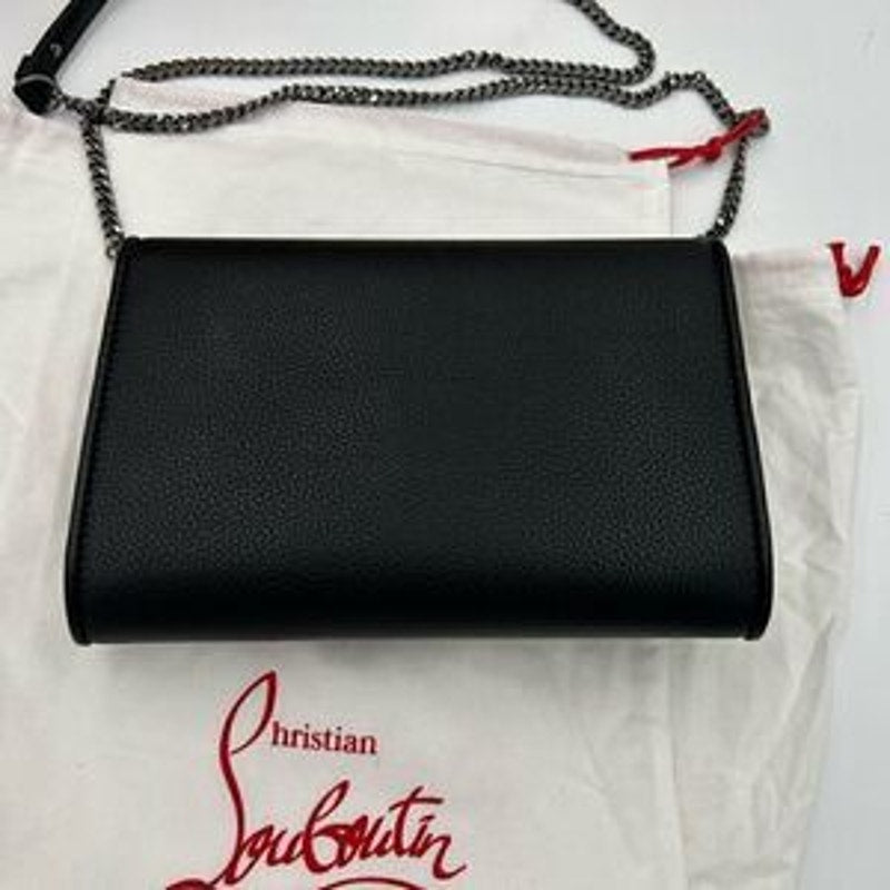 Christian Louboutin,Carasky leather clutch/shoulder bag made in Italy