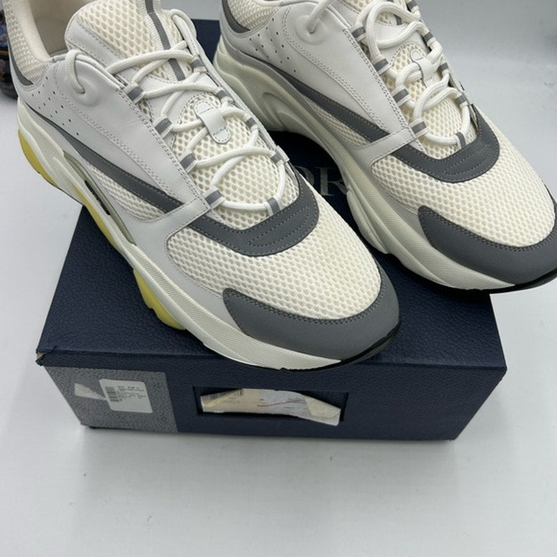 Men's Dior B 22 white/gray sneakers size 51 made in Italy