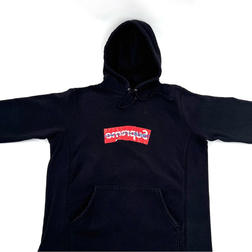 Supreme x Commes De Garçon box hoodie, Men’s medium/ W Large, heavyweight cotton