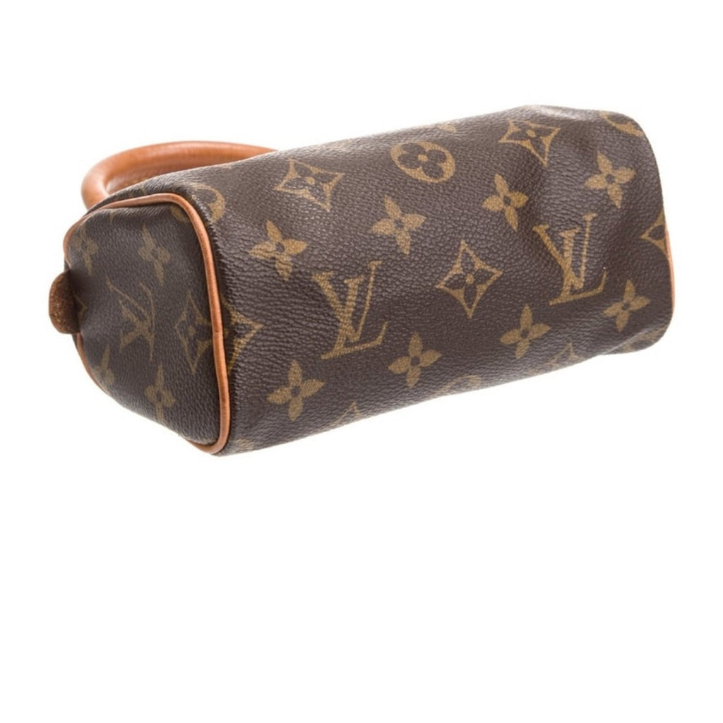 Louis Vuitton Monogram Mini Speedy HL
Replacement tab, branded rivet, Very Clean