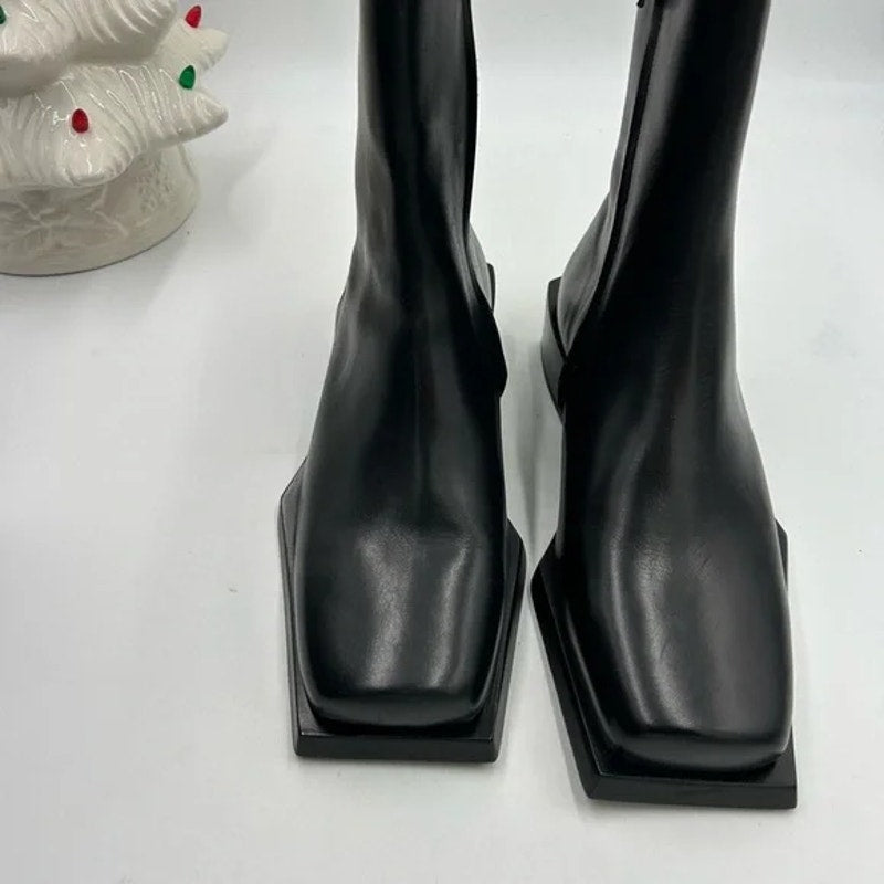 Men's SUNNI SUNNI Reese block heel boots size 9, made in Portugal