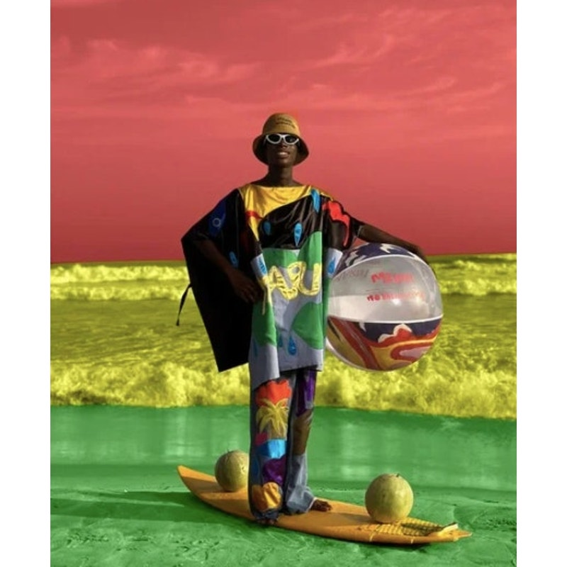 MARNI One Of A Kind Treasure, Cape is the No Vacancy Inn/Marni Collab. Feature