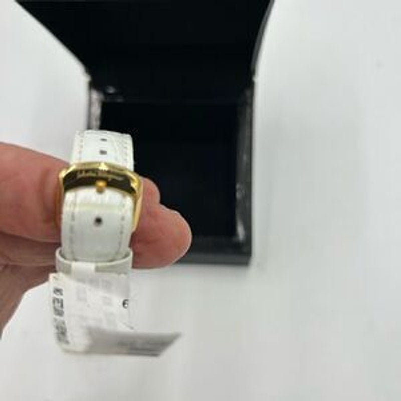 Women’s Salvatore Ferragamo, mother of pearl face watch, made in Italy