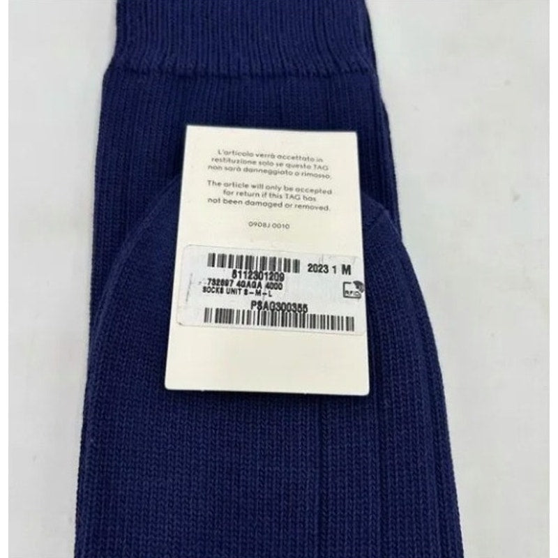 Men's Gucci intarsia logo socks size medium, made in Italy