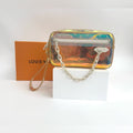 Louis Vuitton x Virgil, Abloh, prism monogram Volga wristlet full inclusion