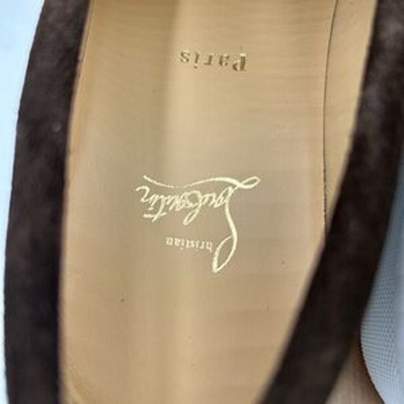 Christian Louboutin Mens PAQUEBOAT suede loafers size 41.5 made in Italy