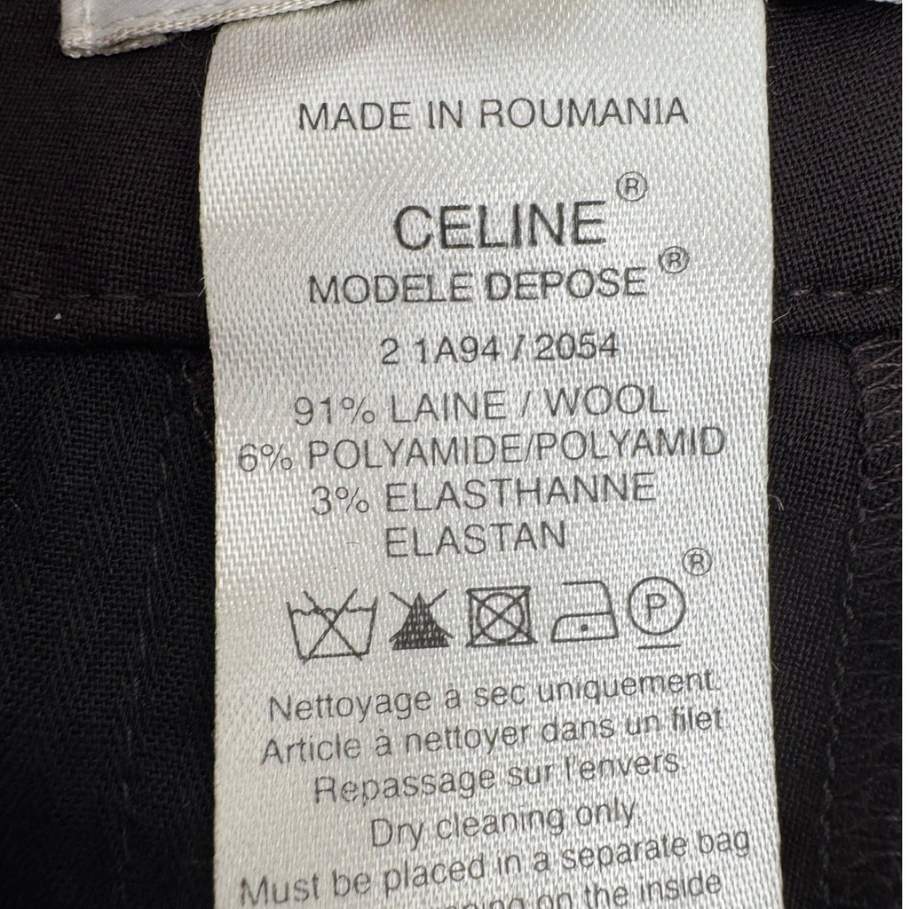 Celine NWT Brown Wool Blend Dress Pants – Size FR 38 / M