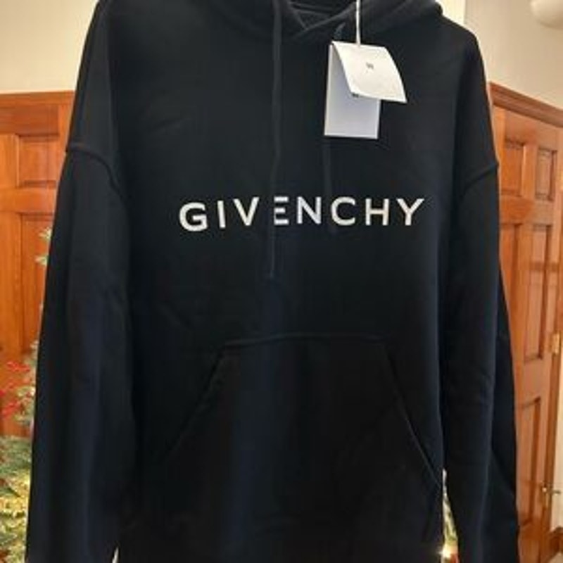 Givenchy men's cotton fleece hoodie size medium NWT